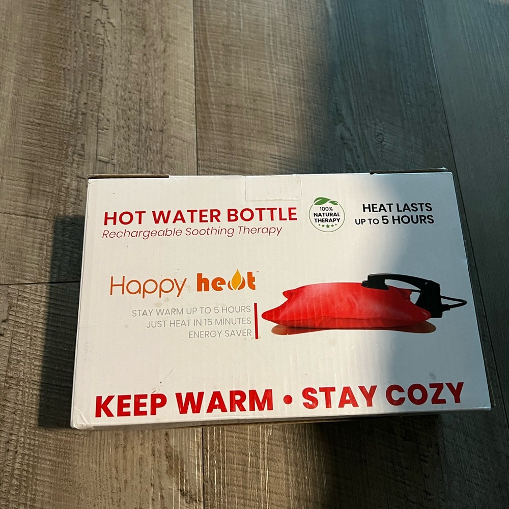 Happy Heat Hot Water Electric Pouch with Cover, Heating Pad